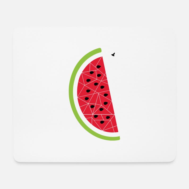 melone - Mousepad (Querformat) - Weiß