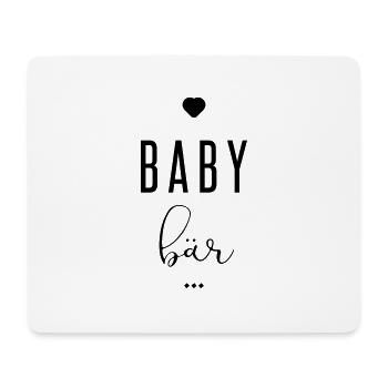 baby ba r - Tapis de souris (format paysage) - blanc - Devant