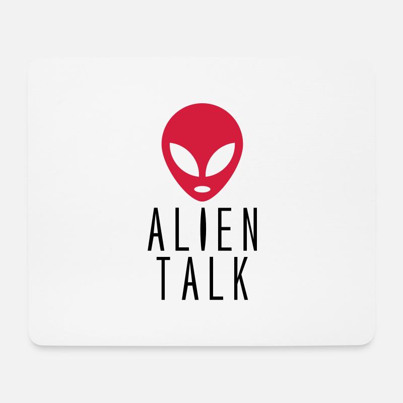 Alien__V007 - Mouse Pad (horizontal) - white