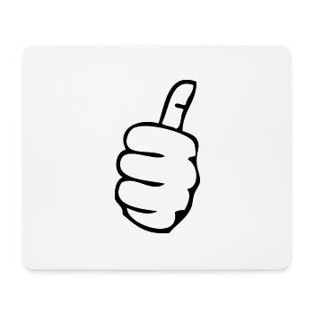ok valid inch 202 inch - Mouse Pad (horizontal) - white - Front