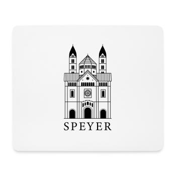 Speyer - Dom - Classic Font - Mousepad (Querformat) - Weiß - Vorne