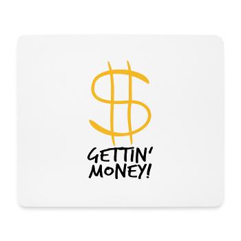 symbole dollar gettin argent signe argent riche argent - Tapis de souris (format paysage) - blanc - Devant