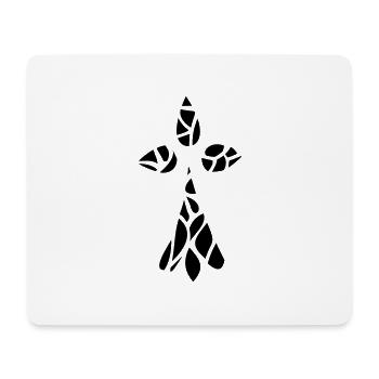 Hermine - Tapis de souris (format paysage) - blanc - Devant