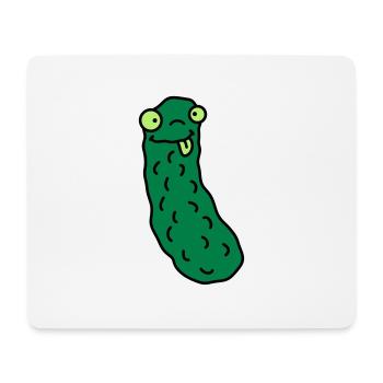 Funny Cucumber - Mousepad (Querformat) - Weiß - Vorne