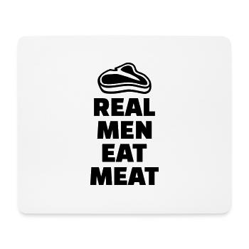 Fleisch - Mousepad (Querformat) - Weiß - Vorne