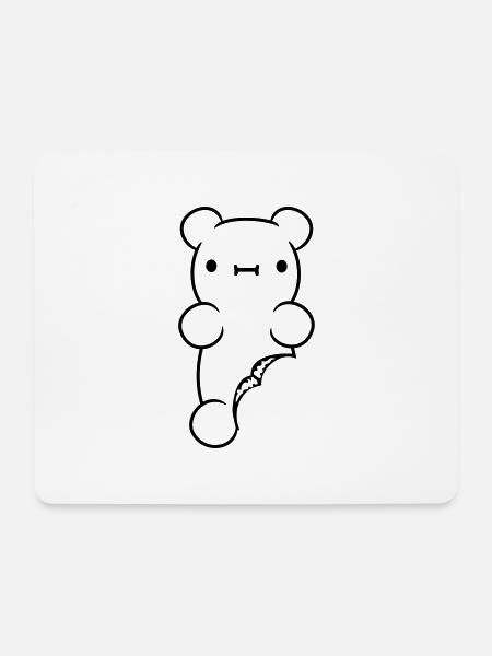 Suesses Verwundetes Gummibaerchen - Mousepad (Querformat) - Weiß