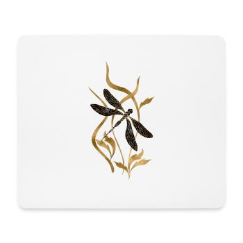 Libellule - Tapis de souris (format paysage) - blanc - Devant