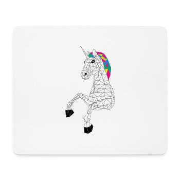 Einhorn - Mousepad (Querformat) - Weiß - Vorne