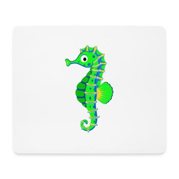 Colorful seahorse Sea creatures Sea creature reef - Mouse Pad (horizontal) - white - Front