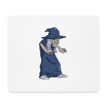 Hexe Besen Lustiger Hexen Fun Halloween Geschenk - Mousepad (Querformat) - Weiß - Vorne