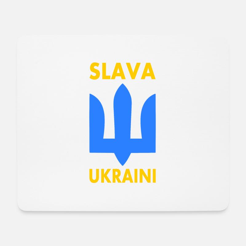 Ukraine - Mousepad (Querformat) - Weiß