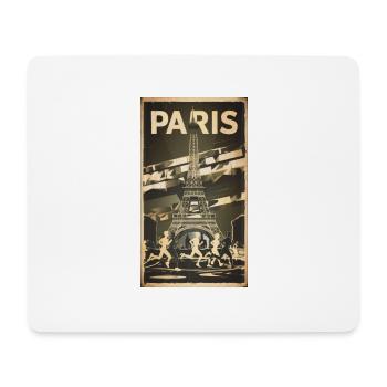 Paris | France | Sports Competition | 2024 | - Mouse Pad (horizontal) - white - Front