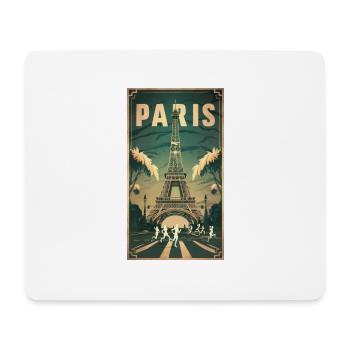Paris | France | Sports Competition | 2024 | - Mouse Pad (horizontal) - white - Front