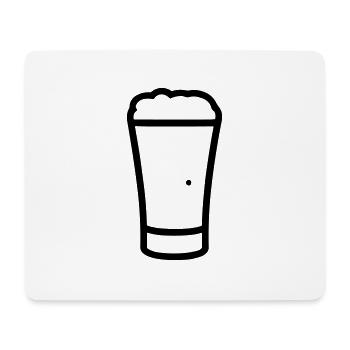 Beer - Mouse Pad (horizontal) - white - Front