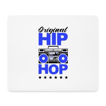 original hip hop 02 - Mousepad (Querformat) - Weiß - Vorne