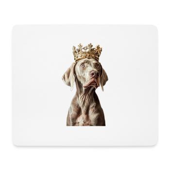 Weimaraner - Mousepad (Querformat) - Weiß - Vorne