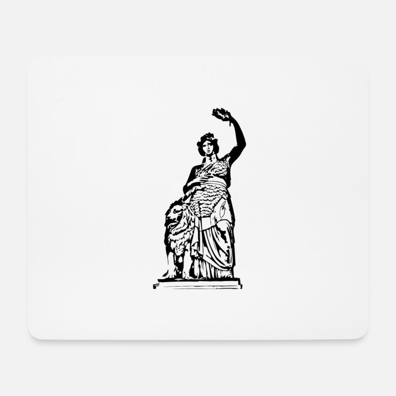 Bavaria - Mousepad (Querformat) - Weiß