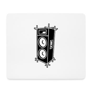 enceinte_inv - Mouse Pad (horizontal) - white - Front