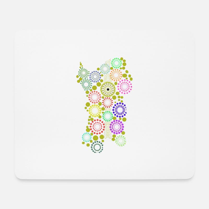 sardaigne en couleur2 - Tapis de souris (format paysage) - blanc