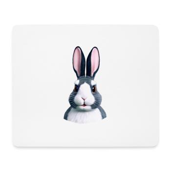 Hase - Nicht nur an Ostern - Mousepad (Querformat) - Weiß - Vorne