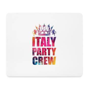 Italy Party Crew Saying - Mouse Pad (horizontal) - white - Front