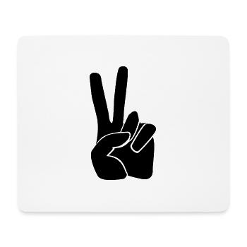 Victory ! - Tapis de souris (format paysage) - blanc - Devant