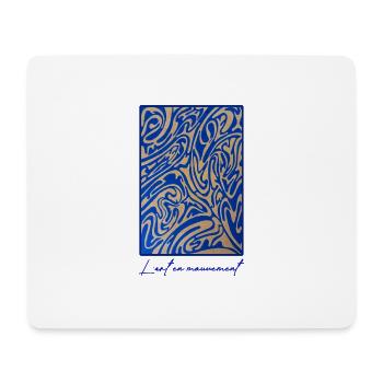 L'art en mouvement - Tapis de souris (format paysage) - blanc - Devant