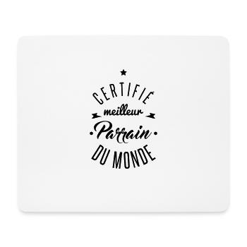 meilleur parrain - Tapis de souris (format paysage) - blanc - Devant