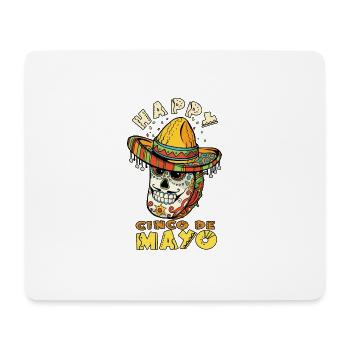 Dabbing Mexican Taco Cinco de Mayo Boys Men Sugar - Mouse Pad (horizontal) - white - Front