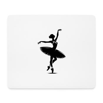 Ausdruck und Harmonie im klassischen Ballett Tanz - Mousepad (Querformat) - Weiß - Vorne