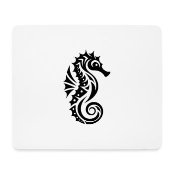Schwimmtraining Wasser Seepferdchen - Mousepad (Querformat) - Weiß - Vorne