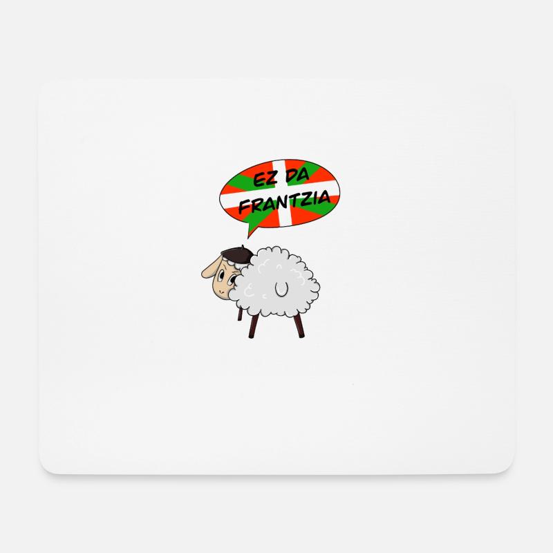 Ez Da Frantzia - Mousepad (Querformat) - Weiß