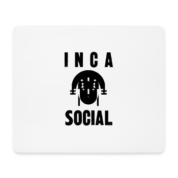 inca social - Tapis de souris (format paysage) - blanc - Devant