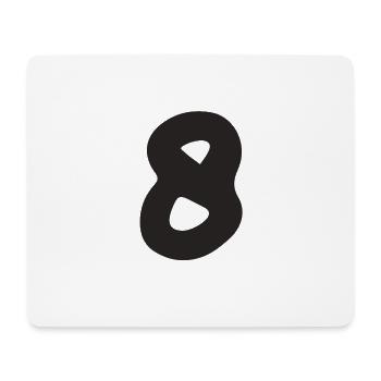 8 - Mouse Pad (horizontal) - white - Front