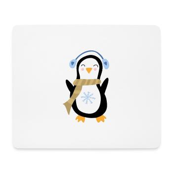 Pinchot d’hiver - Tapis de souris (format paysage) - blanc - Devant