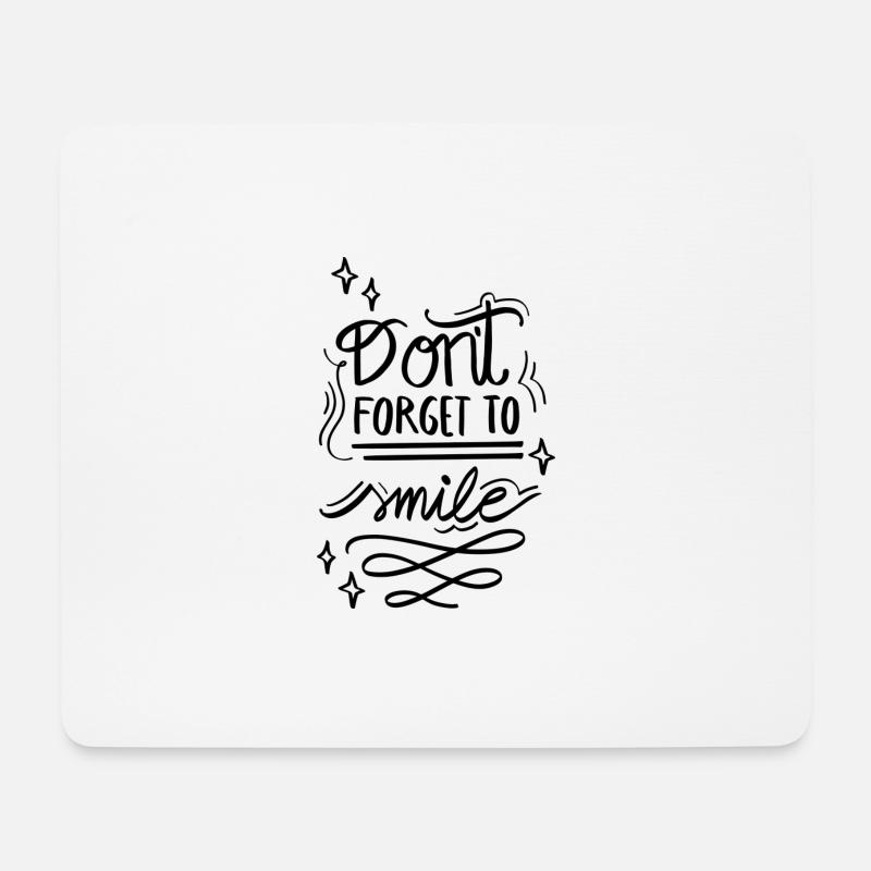 Smile - Mouse Pad (horizontal) - white
