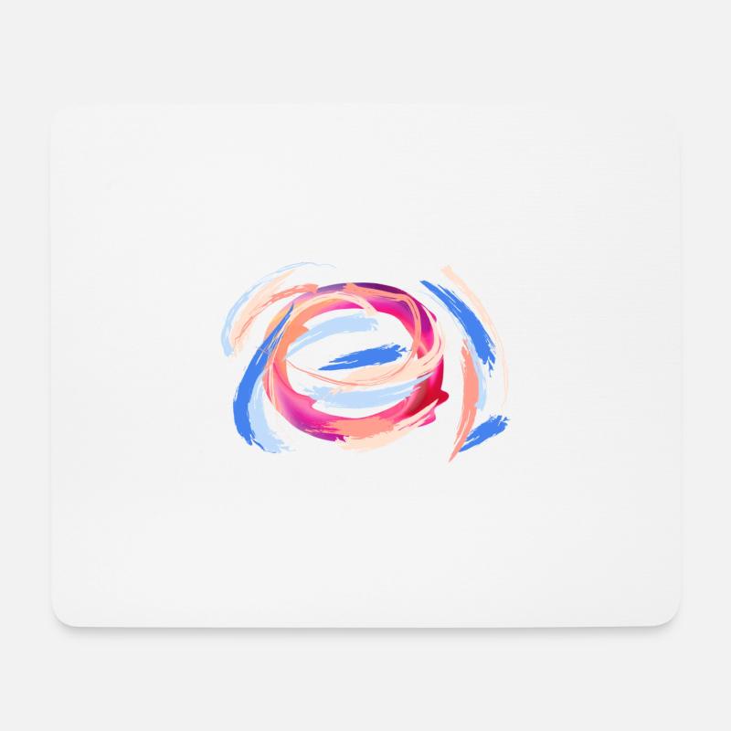 Buchstabe "O" - Mousepad (Querformat) - Weiß