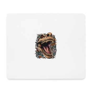 Scary dinosaur - Mouse Pad (horizontal) - white - Front