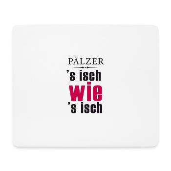Pälzer02 - Mousepad (Querformat) - Weiß - Vorne