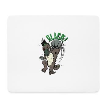 Fighting platypus - Mouse Pad (horizontal) - white - Front