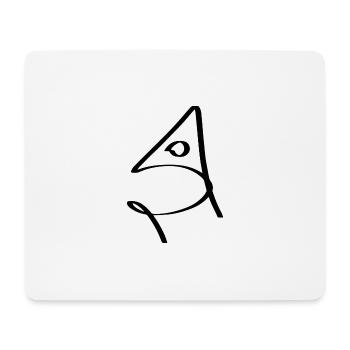 Fisch in Brühe - Mousepad (Querformat) - Weiß - Vorne