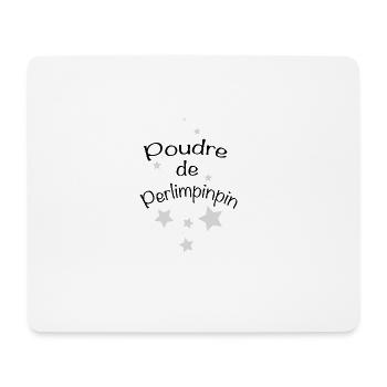 Poudre de perlimpinpin - Tapis de souris (format paysage) - blanc - Devant