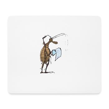 insek 138 - Mousepad (Querformat) - Weiß - Vorne