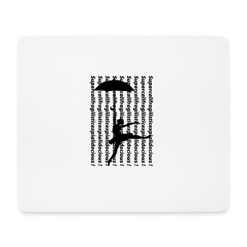 supercalifragilisticexpialidocious blak - Mousepad (Querformat) - Weiß - Vorne