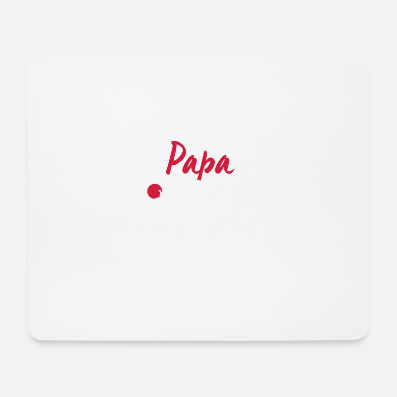 Handball Spieler Papa - Dad - Vater - Handballer - Mousepad (Querformat) - Weiß