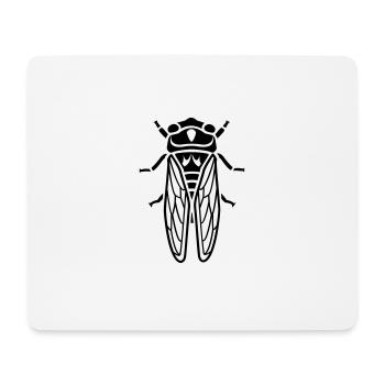 Cicada - insectes - Tapis de souris (format paysage) - blanc - Devant