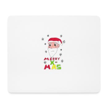 Santa Merry X-MAS - Mouse Pad (horizontal) - white - Front