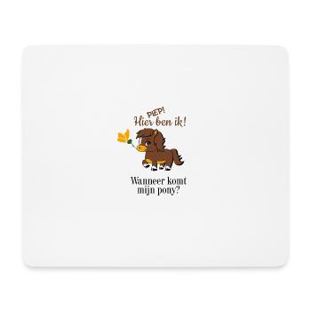 Beep here I am - Mouse Pad (horizontal) - white - Front