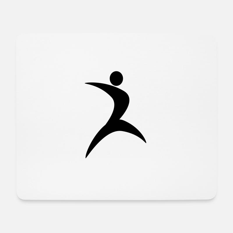 Tanzen Tänzerin Tänzer Turnen 1c - Mousepad (Querformat) - Weiß