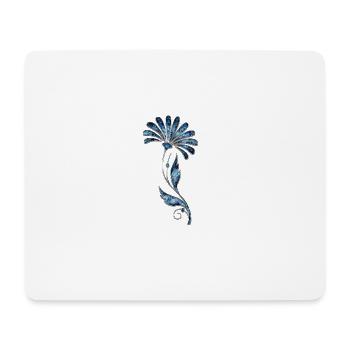 Schmuckblume - Tapis de souris (format paysage) - blanc - Devant